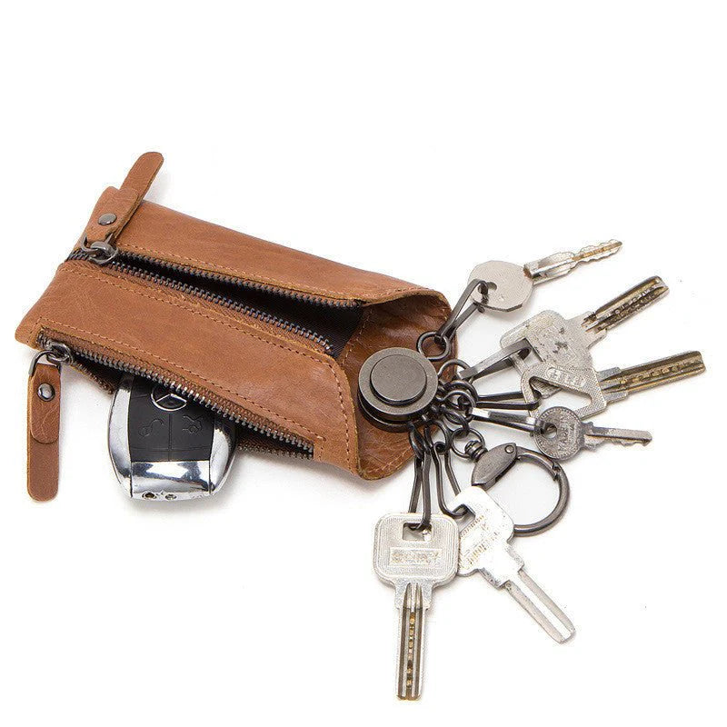 Leather Car Key Bag