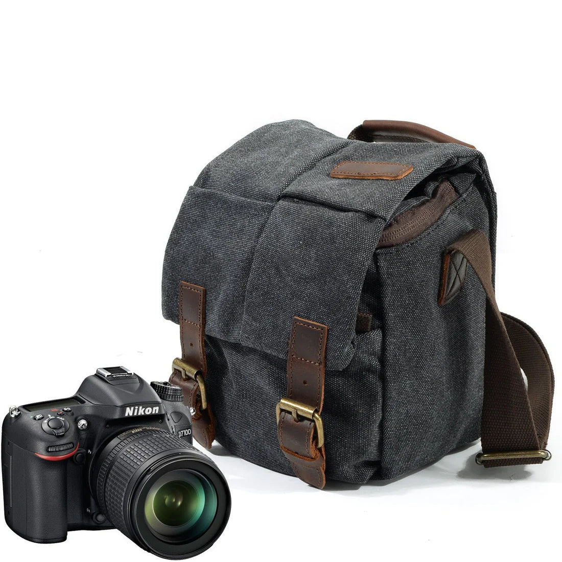 One-shoulder Retro Camera Bag Waterproof Camera Bag